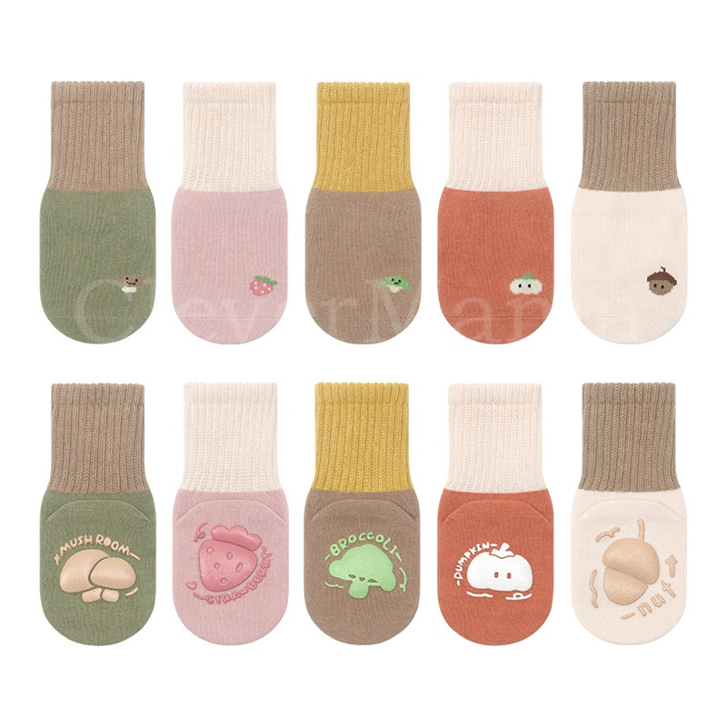 HEALTHY FOOD Baby/Kids Non-Slip Socks