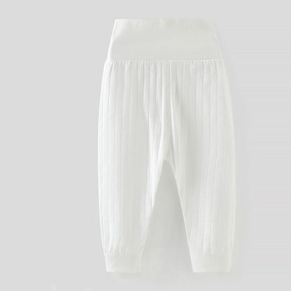High Waist Plain Pajama Pants